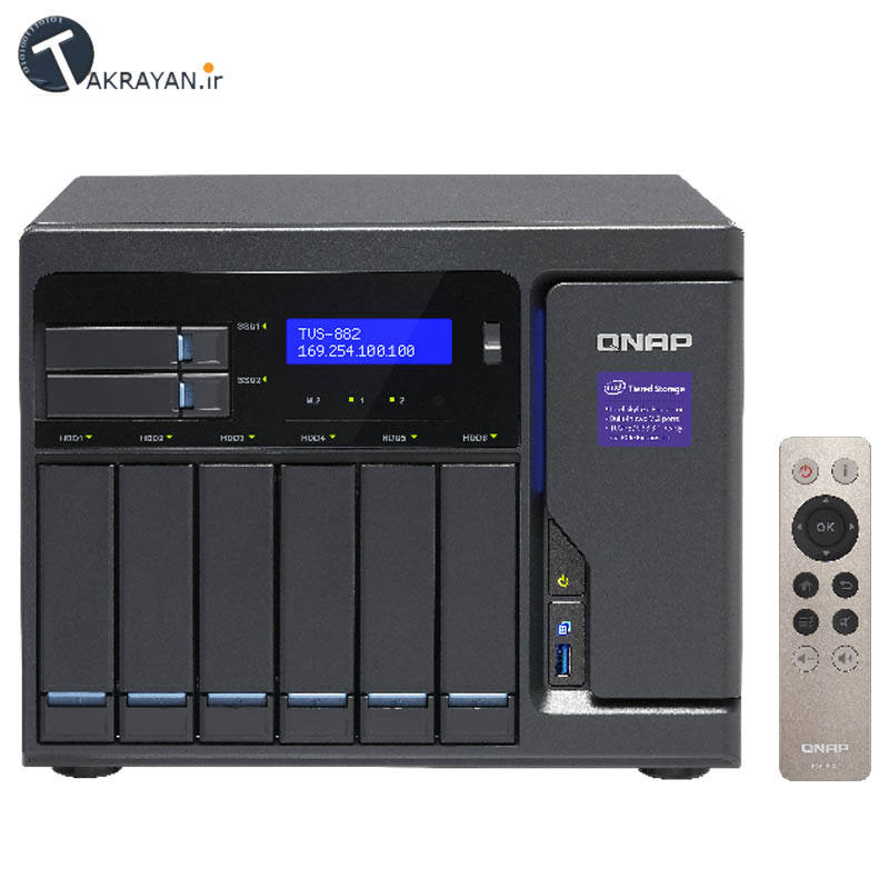QNAP TVS-882-i5-16G NAS - Diskless 1